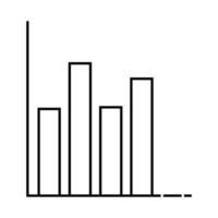 statistico icona Vektor vettore