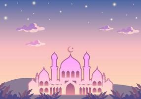 piatto design illustrazione di un islamico importante giorni, progetti, contenuto, Ramadan carte e eid saluti vettore