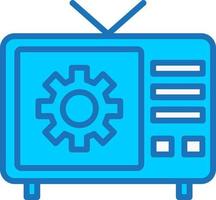 tv riparazione vettore icona