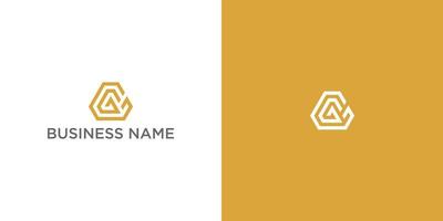 logo design ispirazione per aziende a partire dal il iniziale lettere di il gg logo icona. vettore