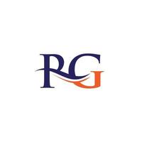 pg lettera connesso logo per attività commerciale e azienda identità. iniziale lettera pg logo vettore modello.
