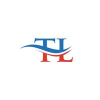 tl logo. monogramma lettera tl logo design vettore. tl lettera logo design con moderno di tendenza. vettore