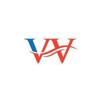 vv connesso logo per attività commerciale e azienda identità. creativo lettera vv logo vettore