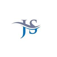 js connesso logo per attività commerciale e azienda identità. creativo lettera js logo vettore