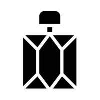 profumo bottiglia glifo icona vettore illustrazione isolato