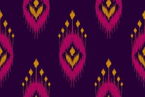 tessuto ikat modello arte. geometrico etnico senza soluzione di continuità modello tradizionale. americano, messicano stile. vettore