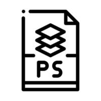 ps file stratificato disegno icona vettore schema illustrazione