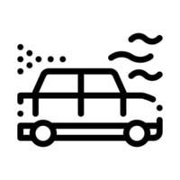 aria pulizia macchina icona vettore schema illustrazione