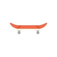 skateboard icona piatto vettore. attivo sport vettore