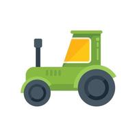 azienda agricola trattore icona piatto vettore. villaggio agricoltura vettore