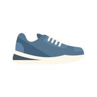 pulito sneaker icona piatto vettore. sport scarpa vettore