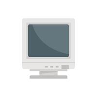 Schermo icona piatto vettore. pc del desktop vettore