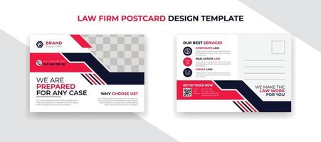 legge azienda cartolina aziendale cartolina modello design vettore