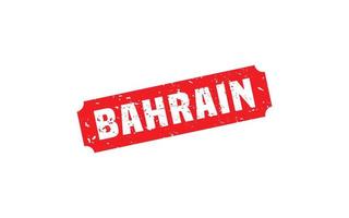 bahrain francobollo gomma da cancellare con grunge stile su bianca sfondo vettore