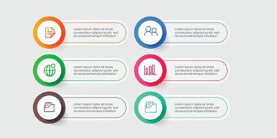 attività commerciale Infografica passaggi design vettore