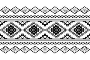 geometrico etnico orientale senza soluzione di continuità modello tradizionale design per sfondo, tappeto, sfondo, vestiario, avvolgere, batik, tessuto, vettore, illustrazione, ricamo stile. vettore