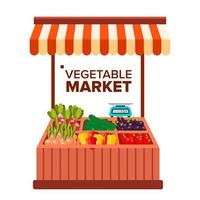 verdura mercato vettore. naturale eco salutare Prodotto. isolato piatto cartone animato illustrazione vettore