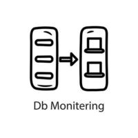 db mottering schema icona design illustrazione. dati simbolo su bianca sfondo eps 10 file vettore