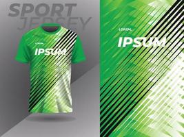 verde astratto maglietta gli sport maglia design per calcio calcio da corsa gioco motocross Ciclismo in esecuzione vettore