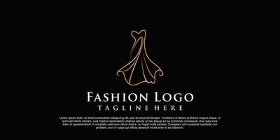 boutique logo design semplice concetto premio vettore
