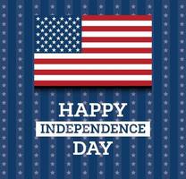 4 ° di luglio unito stati nazionale indipendenza giorno. vettore