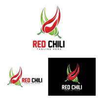 rosso chili logo, caldo chili peperoni vettore, chili giardino Casa illustrazione, azienda Prodotto marca illustrazione vettore