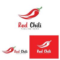 rosso chili logo, caldo chili peperoni vettore, chili giardino Casa illustrazione, azienda Prodotto marca illustrazione vettore