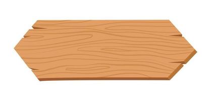 di legno distintivo striscione, di legno tavola piatto vettore