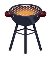 griglia per barbecue vettore