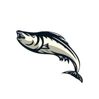 pesce logo icona modello design vettore stile illustrazione