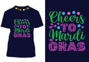 mardi gras svg design vettore