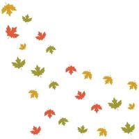 autunno caduta le foglie vettore illustrazione