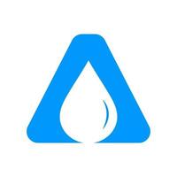lettera un' acqua logo elemento vettore modello. acqua far cadere logo simbolo