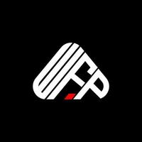 wfp lettera logo creativo design con vettore grafico, wfp semplice e moderno logo.