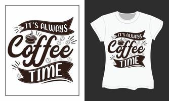 caffè svg tagliare File design. caffè svg maglietta design. caffè maglietta design. vettore