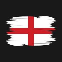 Inghilterra bandiera spazzola vettore illustrazione