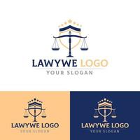 legge e procuratore logo, elegante legge e procuratore azienda vettore logo design