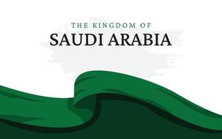 Arabia arabia indipendenza giorno bandiera design modello vettore