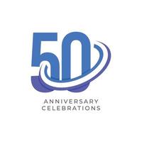 anniversario celebrazioni logo design modello vettore
