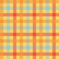 modello vettoriale senza soluzione di continuità di colore arancione tartan