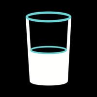 acqua bicchieri vettore icona
