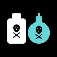 velenoso sostanze chimiche vettore icona