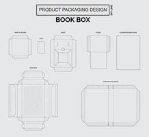 personalizzare Prodotto confezione design libro scatola vettore