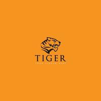 vettore del logo della tigre