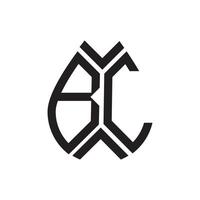 bl lettera logo design.bl creativo iniziale bl lettera logo design . bl creativo iniziali lettera logo concetto. vettore