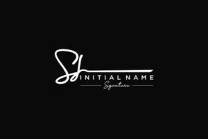 iniziale ss firma logo modello vettore. mano disegnato calligrafia lettering vettore illustrazione.