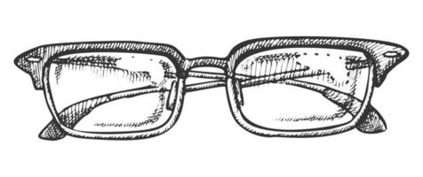 bicchieri correttiva visione accessorio inchiostro vettore