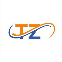 lettera tz logo design per finanziario, sviluppo, investimento, vero tenuta e gestione azienda vettore modello
