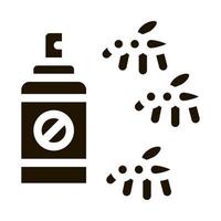 zanzara spray icona vettore glifo illustrazione