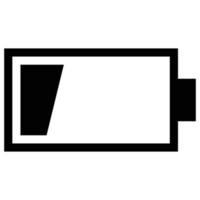 batteria icona vettore illustrazione